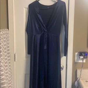 Navy blue dress